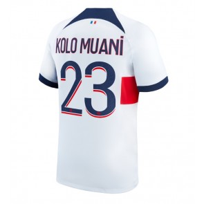 Paris Saint-Germain Randal Kolo Muani #23 Bortatröja 2023-24 Kortärmad